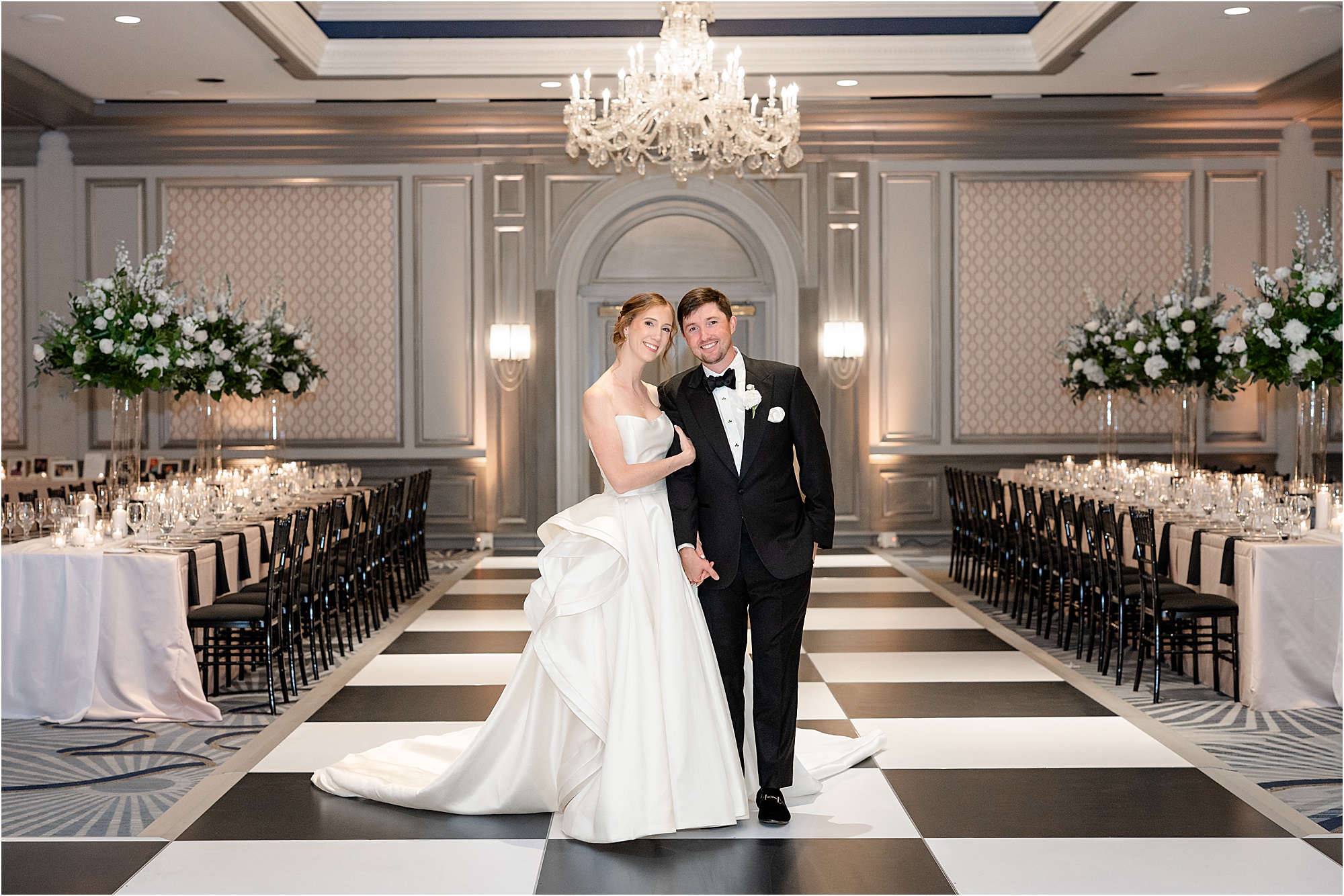Molly and Michael celebrate their wedding at The Henry, Autograph Collection in Dearborn, MI.